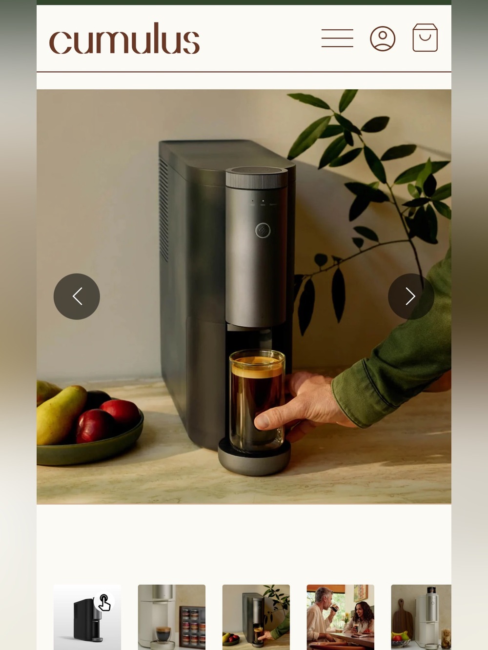 The Cumulus Coffee Machine